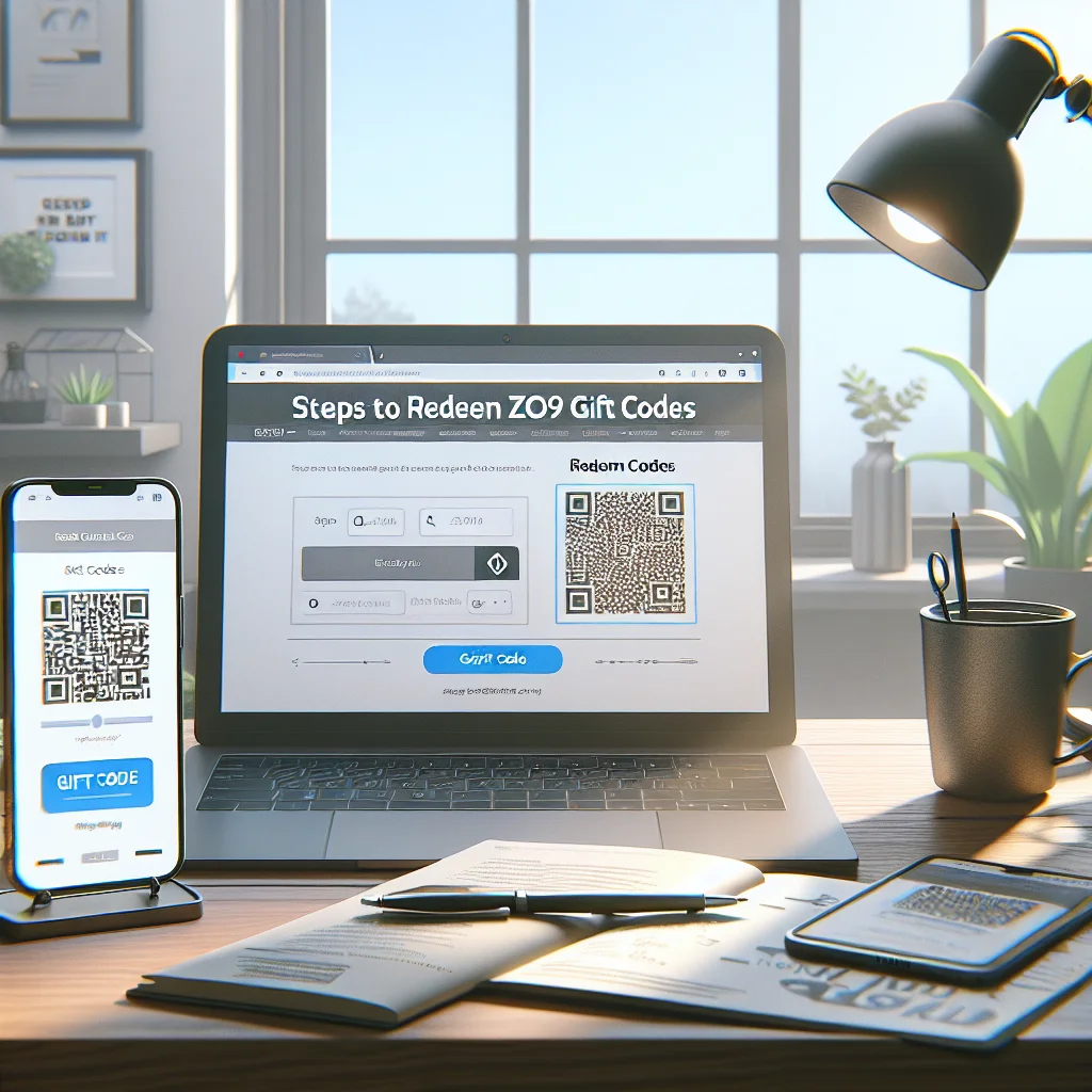 Steps to redeem Zo9 gift codes